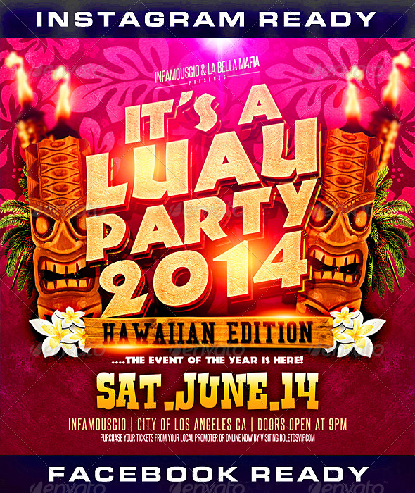 Luau Party 3 by infamousgio  GraphicRiver